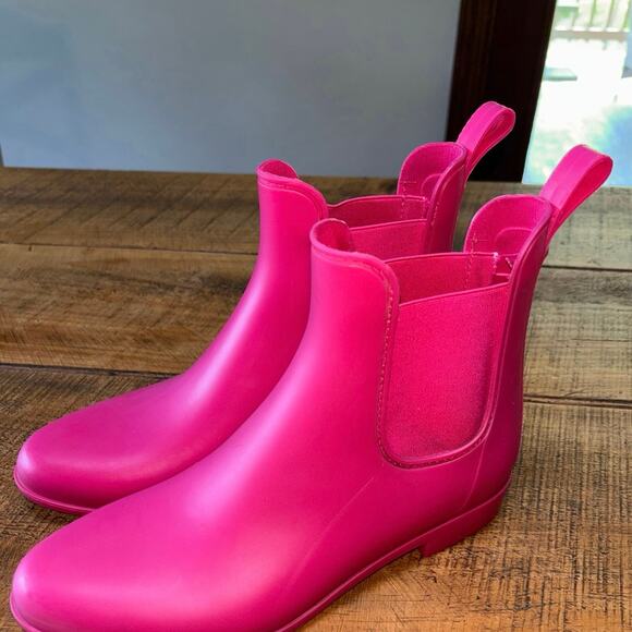 Womens Sam Edelman Pink Tinsley Rubber Outdoor Rain Boots Size 9 - Picture 10 of 10